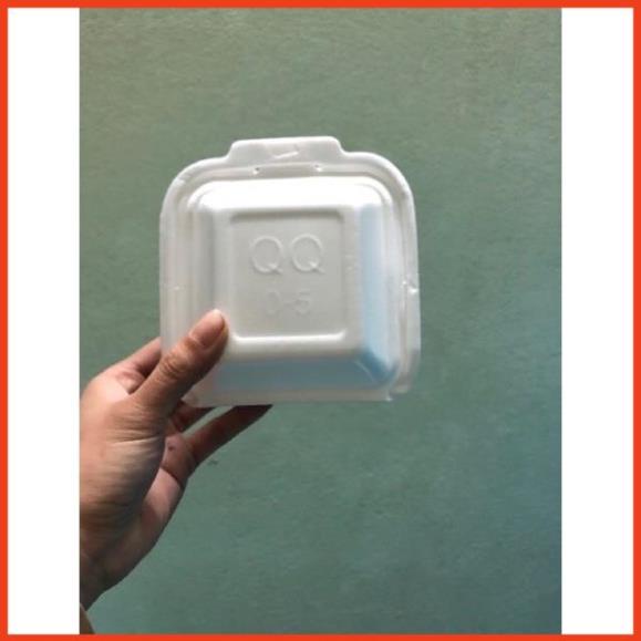 70 hộp xốp vuông loại nhỏ đựng xôi, bánh bao loại đẹp
