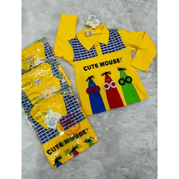 Áo tay dài thun QC cho bé size nhỡ