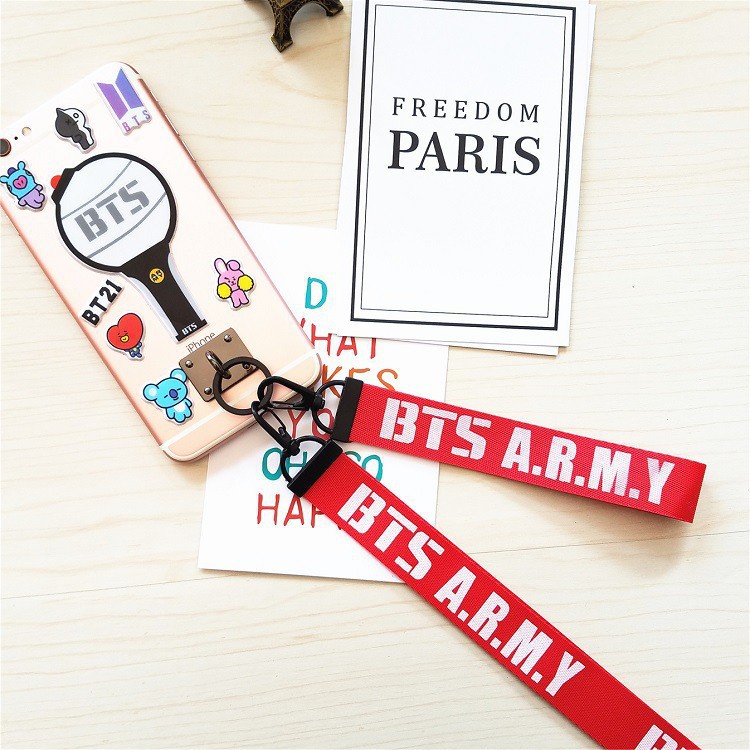 Nametag bts wanna one got7 exo phụ kiện nhóm nhạc hàn quốc nametag móc khóa móc treo điện thoại (cần thêm hook)