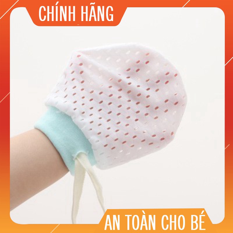 Sét Bao Tay, Bao Chân Cao Cấp Cho Bé Sơ Sinh Len Lưới.