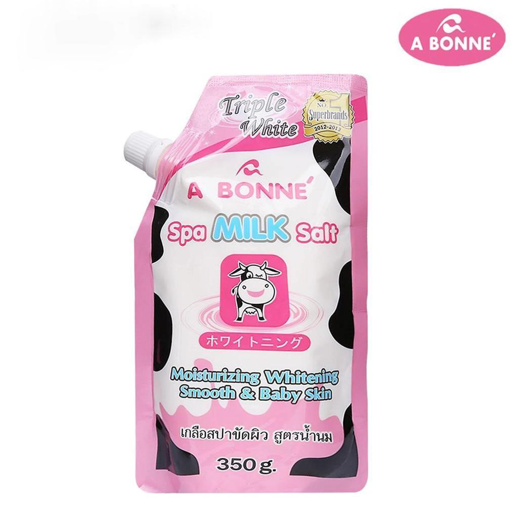 Muối Tắm Sữa Bò Tẩy Tế Bào Chết A Bonne Spa Milk Salt Thái Lan 350gr- LINGGII | BigBuy360 - bigbuy360.vn