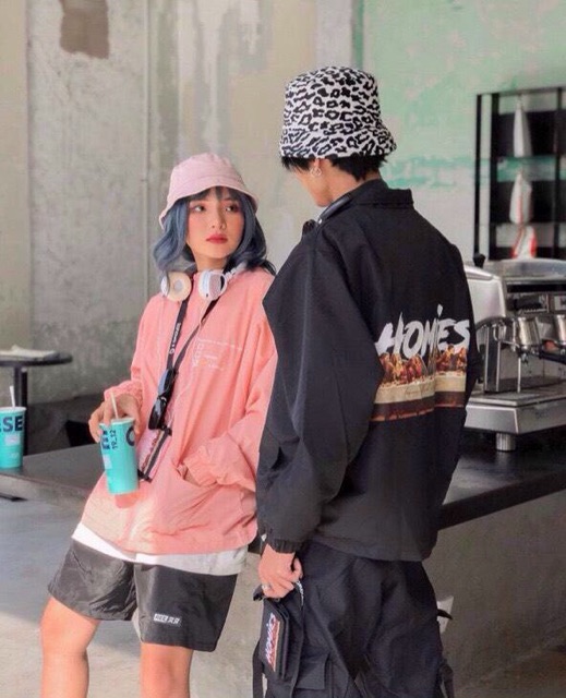 Áo khoác dù 2 lớp form rộng hàng đẹp nhen khách oi