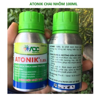 Atonik 1.8SL  chai nhôm 100ml - Kích thích sinh trưởng, Giúp ra rễ nhanh, mập, mạnh, Tăng chồi hữu hiệu
