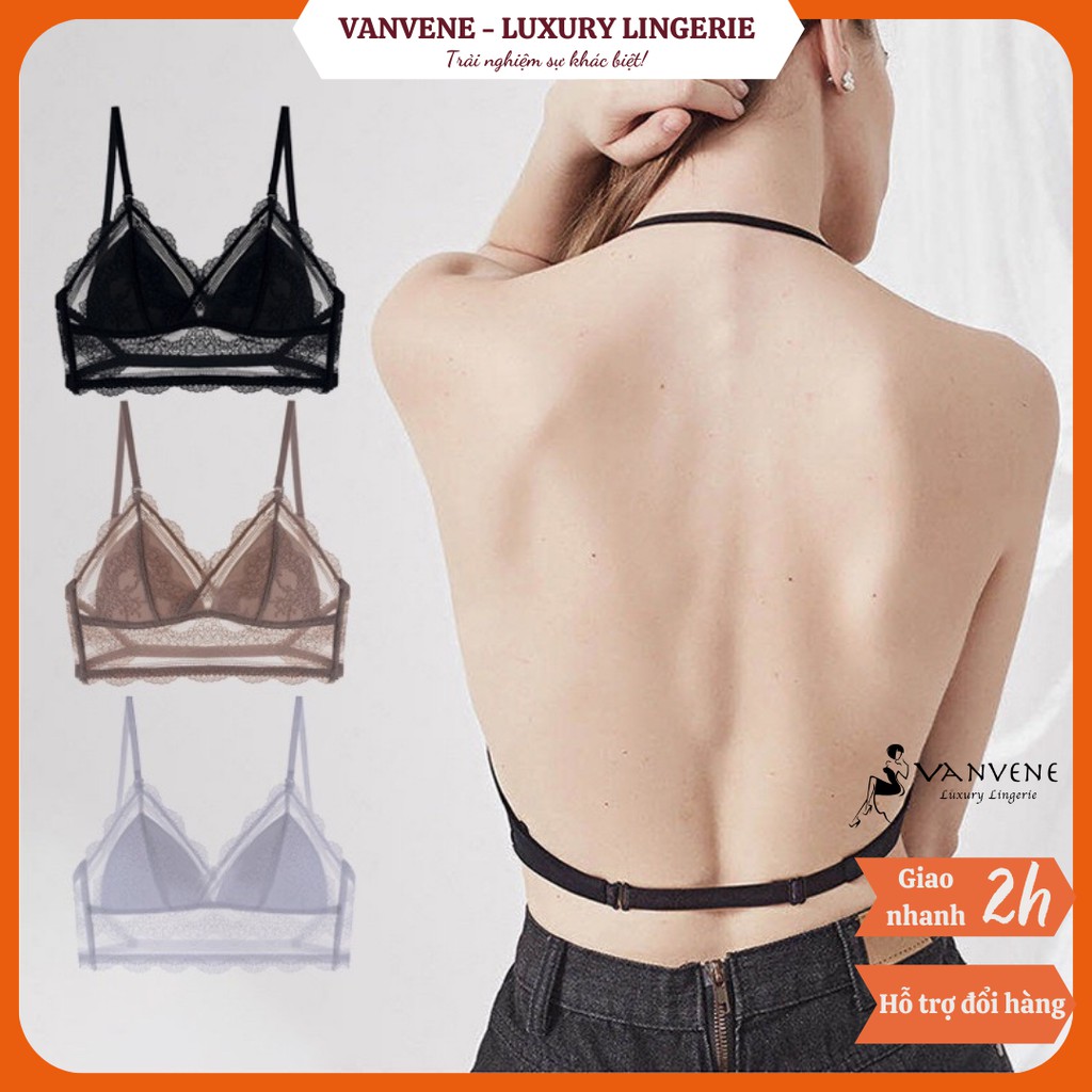 Áo Bralette Ren Hở Lưng Mặc Nhiều Kiểu Sexy Mới A320