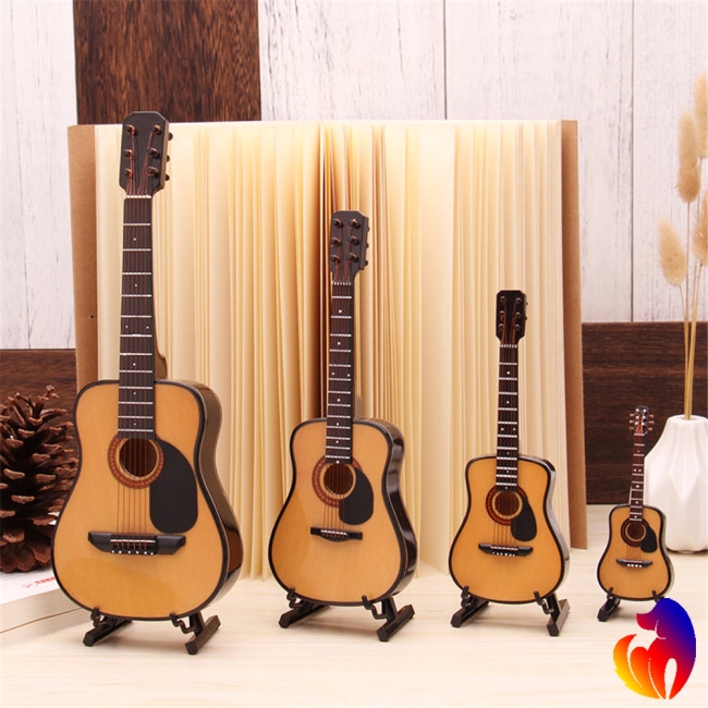 Mô hình đàn guitar mini bằng gỗ