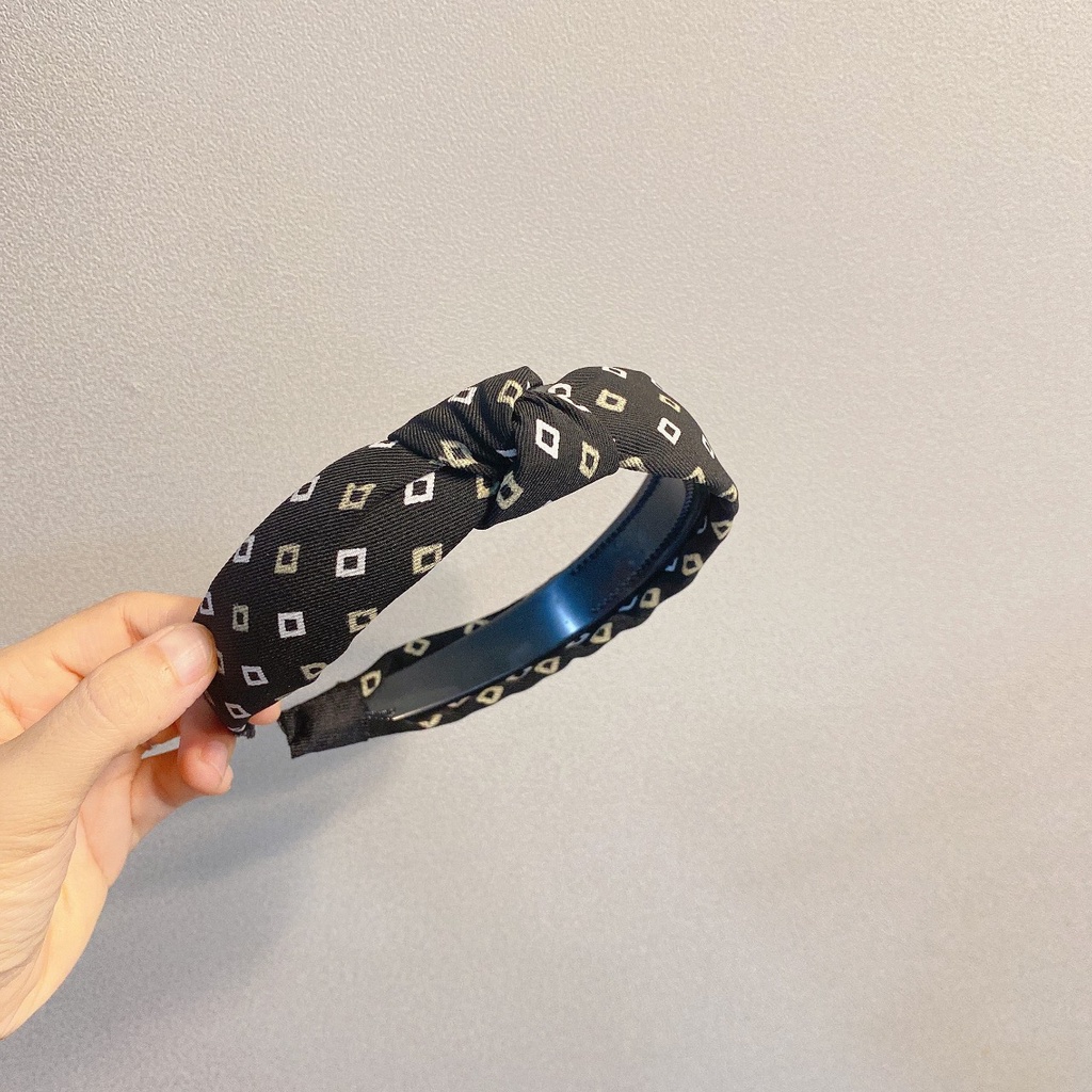 Băng đô, cài tóc vải thắc nút cao cấp cho nữ phong cách tiểu thư