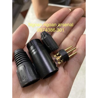 Jack canon XLR đực cái hàn nhập khẩu các hãng