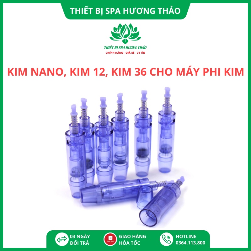 Đầu Kim Nano Kim 12 Kim 36 cho Máy Phi Kim, Máy Lăn Kim Dr Pen