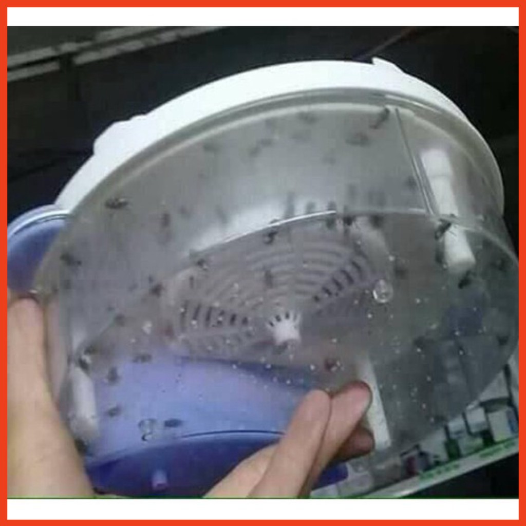 Máy bắt ruồi tự động thông minh [BẢO HÀNH 6 THÁNG]  Máy bắt ruồi chạy điện không hóa chất cực HOT 2021