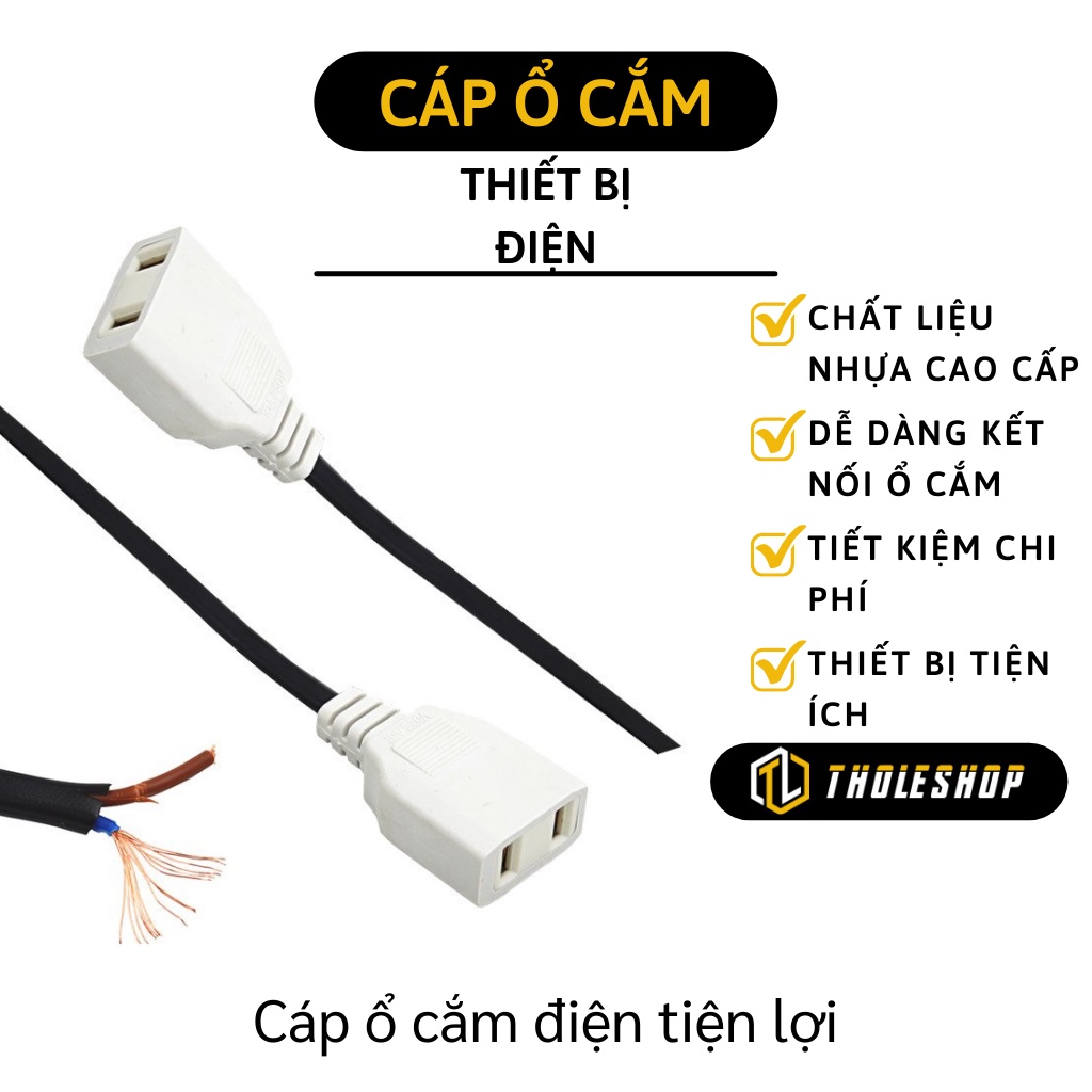 Phích Cắm Điện - Cáp Ổ Cắm Kết Nối Dây Điện Bị Hỏng, Cách Nhiệt Tốt 6290