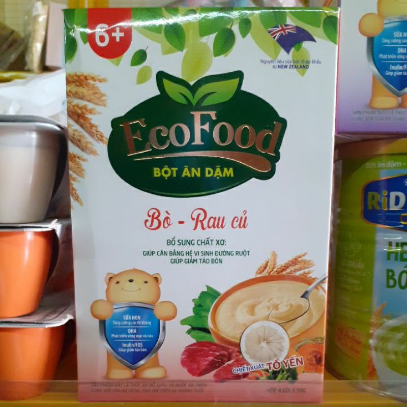 bột ăn dặm ecofood 200g ( 4 x 50g )