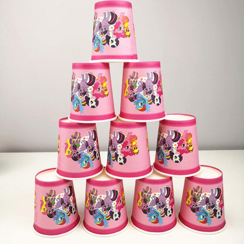 set 5 cốc giấy hoạt hình