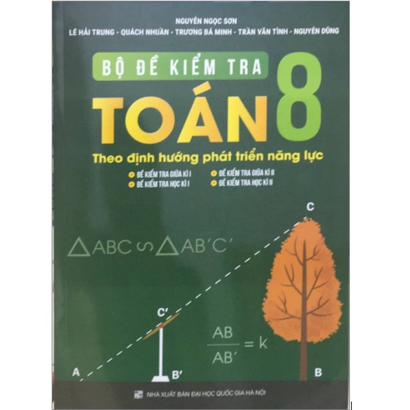 Sách - Bộ Đề Kiểm Tra Toán 8 - Theo định hướng phát triển năng lực