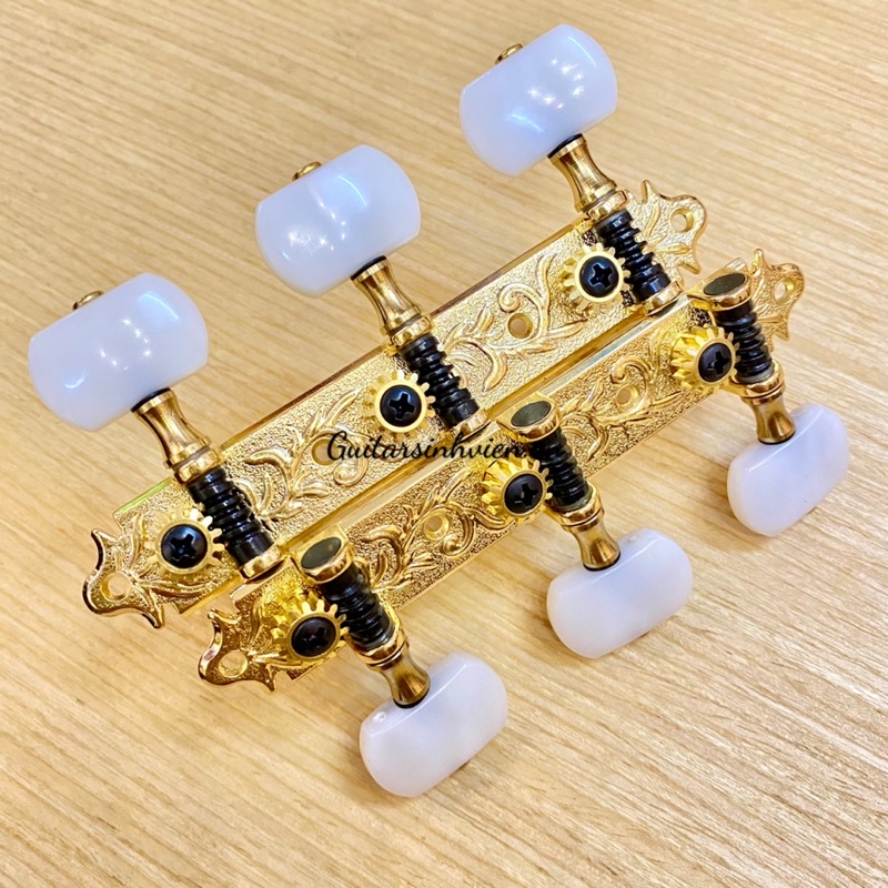 Khóa đàn guitar classic Derjung DJ105 màu vàng cao cấp