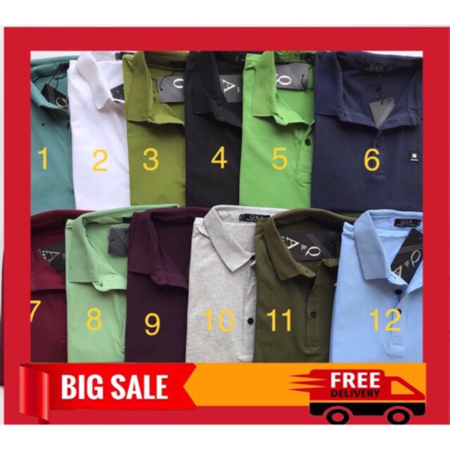 Áo polo nam đẹp trơn áo phông thun chất cotton đẹp có cổ hàng cao cấp nhiều màu