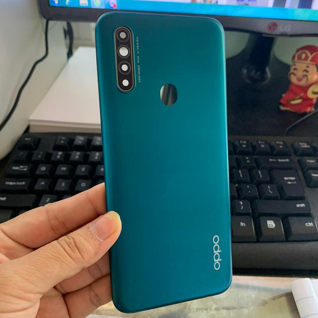 Vỏ lưng oppo A31-2020 ZIN CÓ NÚT BẤN KÍNH CAM