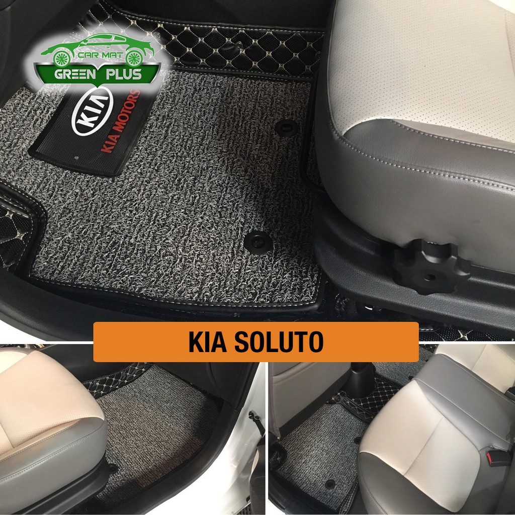 [Mã GREENKIA giảm 100K] Thảm lót sàn ô tô 5D 6D Kia Cerato, K3, Seltos, Soluto, Morning, Forte, Rio