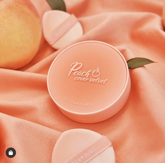 Phấn nước Cushion đào Blackrouge peach cover velvet | BigBuy360 - bigbuy360.vn