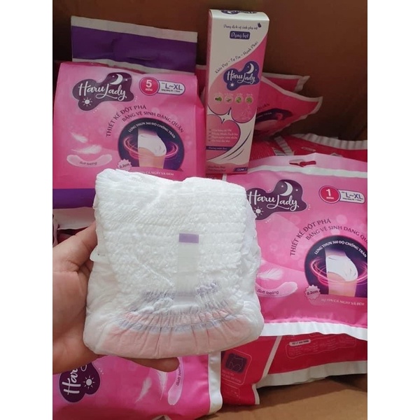(Tặng 1 quần) Băng Vệ Sinh Quần Haru Lady 5 quần