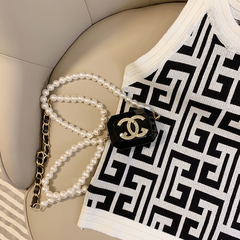 Áo Dệt Kim Sát Nách Cổ Tròn Họa Tiết Hình Học Gợi Cảm Thời Trang Xuân Hè Mới