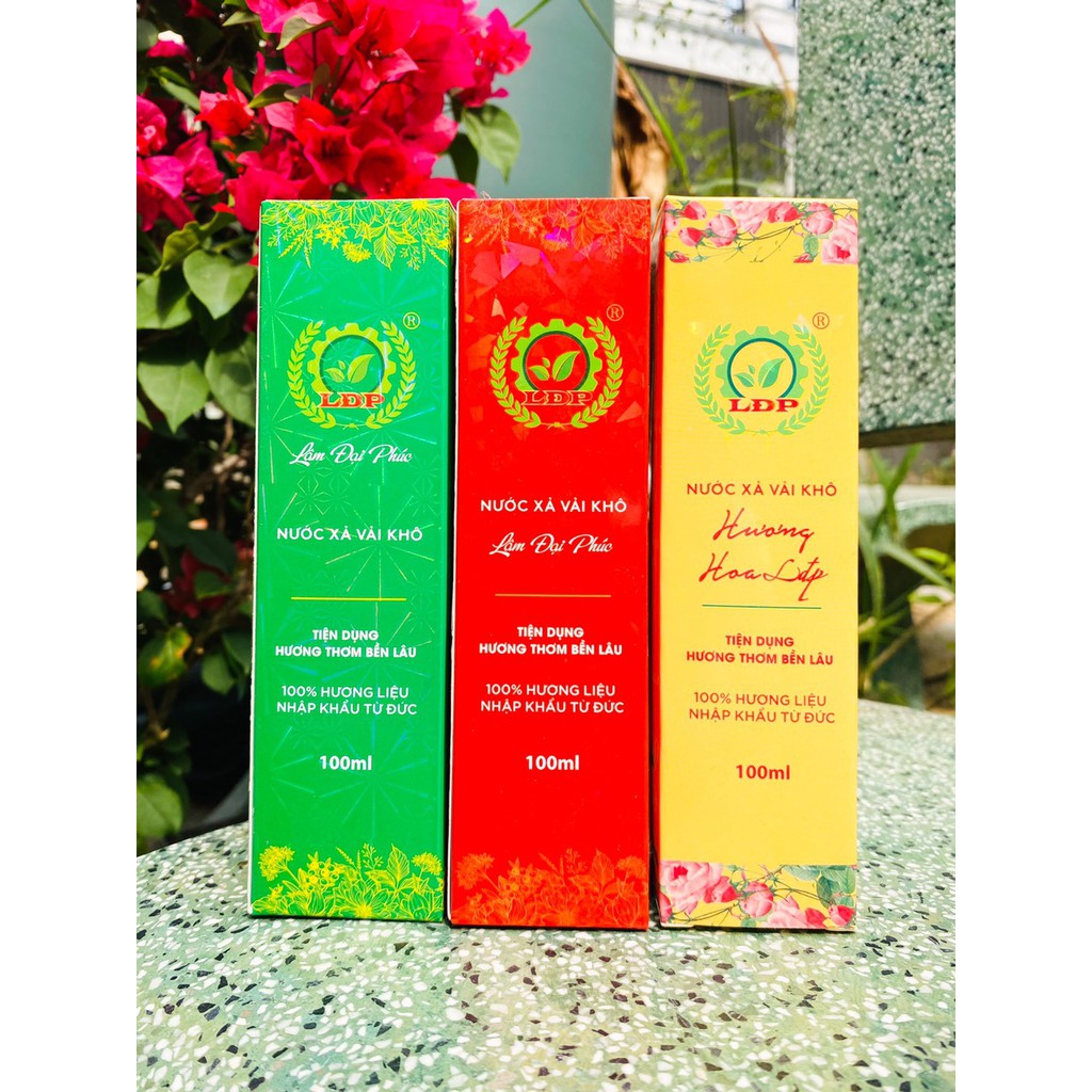 Nước xả vải khô LĐP Làm Mềm Vải - Nước Hoa Xịt Thơm Quần Áo Khử Mùi Mồ Hôi, Lưu Hương Bền Lâu