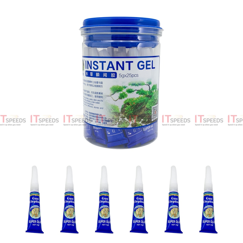 Tuýp 5 Gram Keo Dán Rêu, Ráy, Lũa, Đá, San Hô, Dạng Gel Trong, Dễ Dàng Dán, Bền Chặt, Dùng Trang Trí, Setup Hồ Thủy Sinh