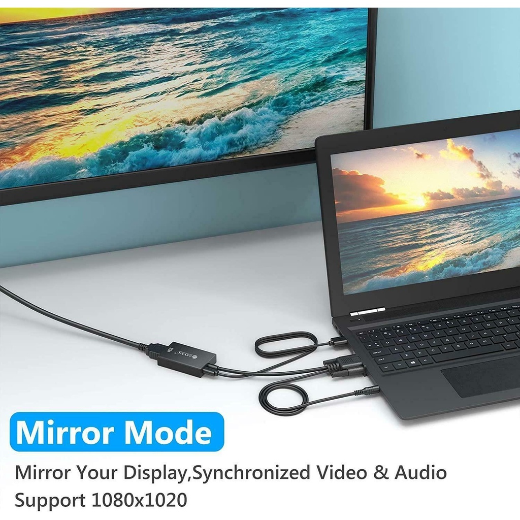 Dây Cáp Âm Thanh / Video Chuyển Đổi VGA Sang HDMI Chuyên Dụng Cho HDTV