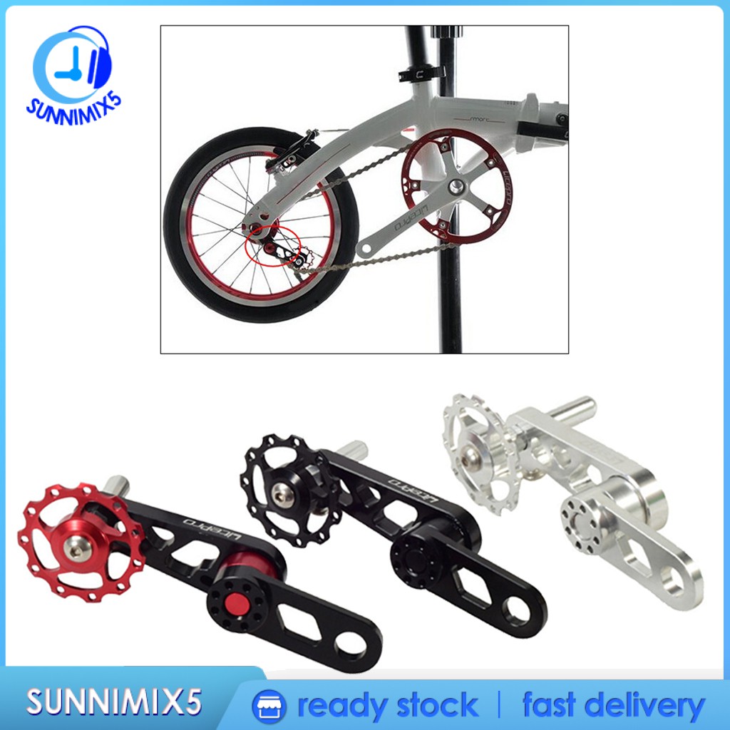 Bộ Căng Xích Xe Đạp Một Tốc Độ Thay Thế Màu Đỏ Đen
