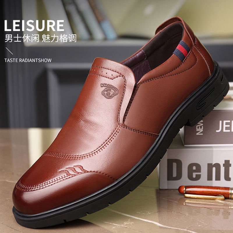 Giày Da Bò Thiết Kế Sang Trọng Thời Trang Cho Nam