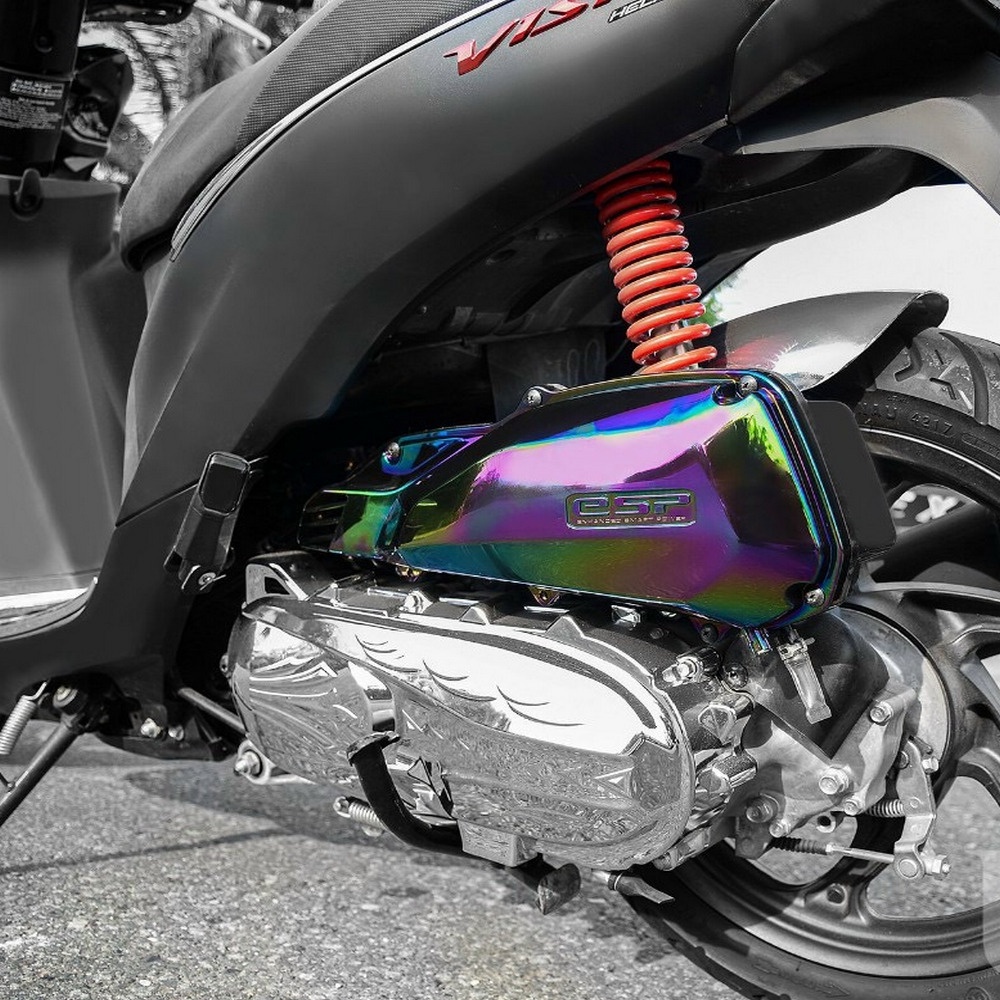 COMBO LỌC GIÓ ĐỘ XE MÁY VÀ ỐP PÔ E ĐỘ TRONG SUỐT GẮN XE VISION ĐỜI 2016 TRỞ LÊN