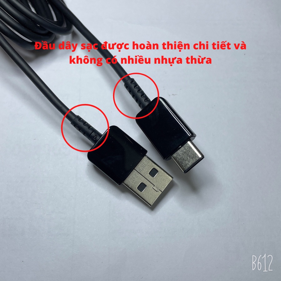 Dây cáp sạc nhanh Samsung cổng Type C hàng chính hãng - 3astore