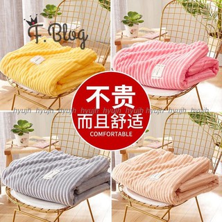 Chăn đơn vải lông cừu mỏng thoáng mát hợp thời trang hè