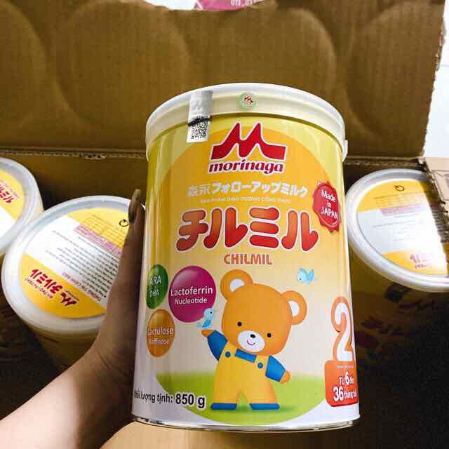 Sữa Morinaga Số 2 850g mẫu mới_Hàng Tách quai - mori mới