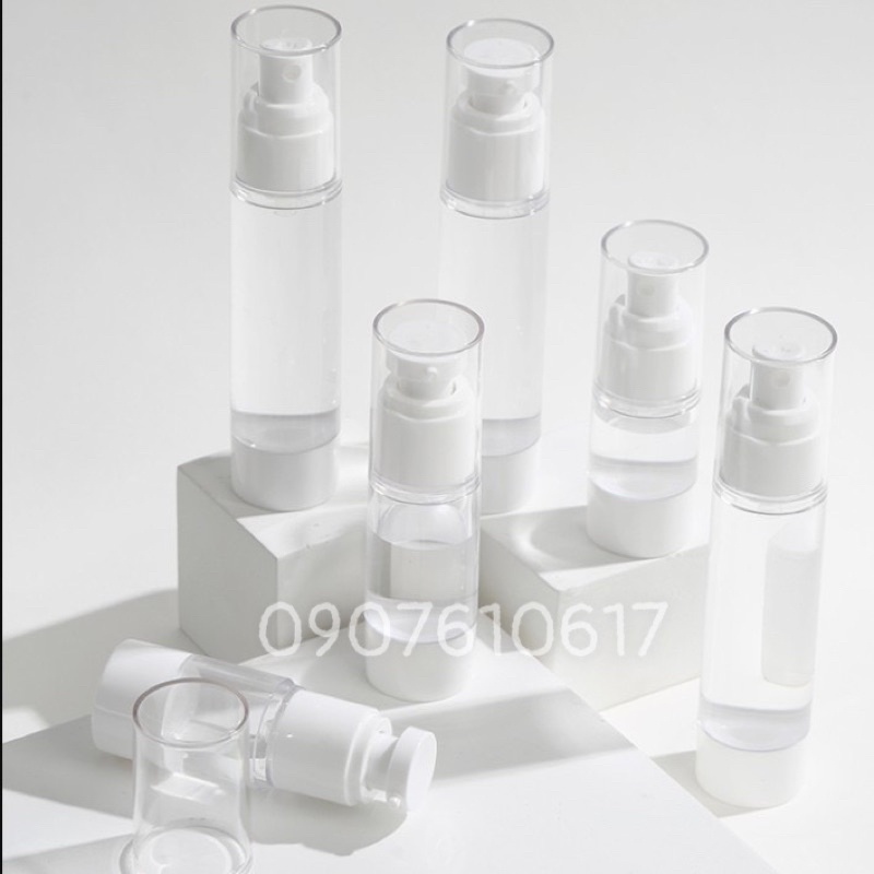 Chai chân không 5ml-10ml-15ml-30ml-50ml-100ml chiết mỹ phẩm
