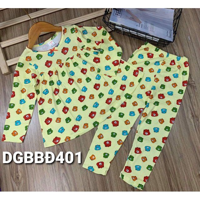 Bộ babydoll dài thun borip cho bé gái size đại từ 23 đến 40kg - Bộ quần áo trẻ em - FREESHIP