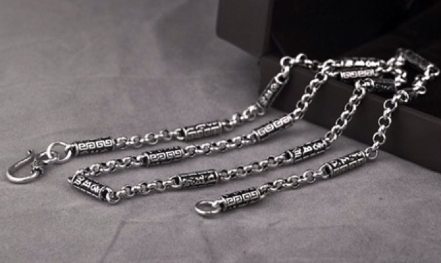 DÂY CHUYỀN KHẮC OM MANI PADME HUM TÂY TẠNG