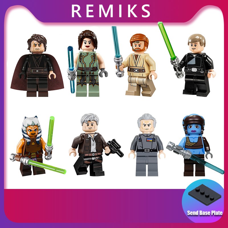 Bộ Lắp Ráp Mô Hình Star Wars Cho Trẻ Em Lake Han Solo Obiwan Elele Shan Pg8034