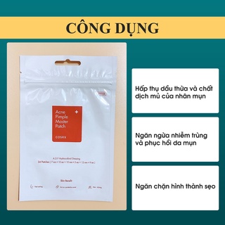 Miếng Dán Mụn Cosrx Acne Pimple Master Patch 24 miếng
