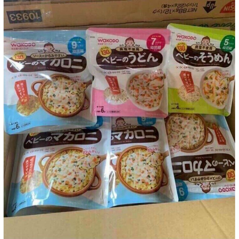 Mì somen tách muối Wakodo 130g cho bé Nhật