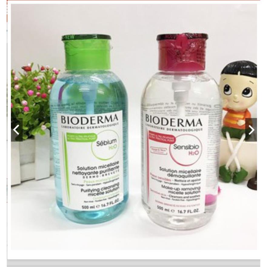 [Ảnh Thật – Clip thật] Tẩy Trang ( Bio ) To Nắp Nhấn Nắp Bật 500ml Dùng Cá Nhân SPA