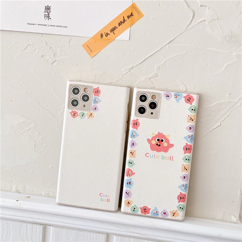 Ốp điện thoại silicon dẻo chống rơi in hình frosted dễ thương cho IPhone 11 11pro 12 7 8Plus SE X XS XR XSMAX