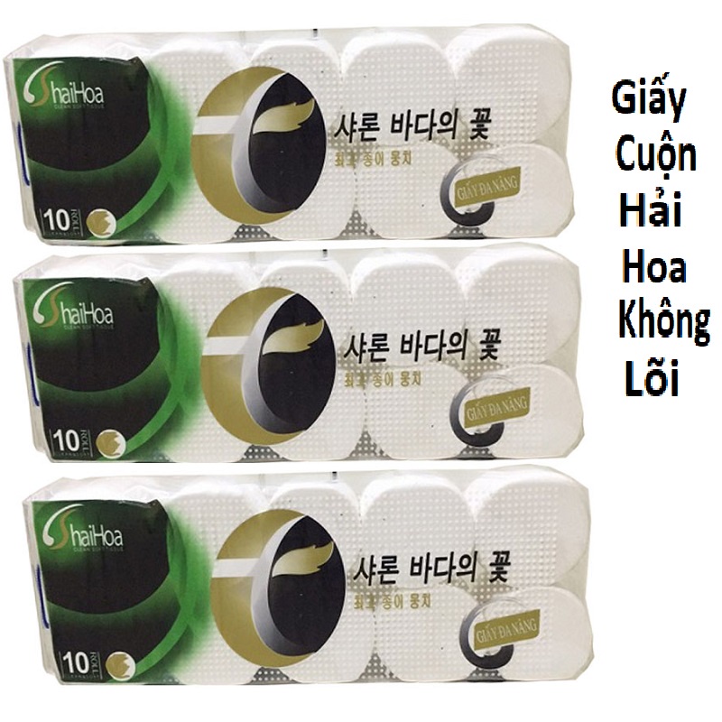 Giấy vệ sinh Hải Hoa không lõi.