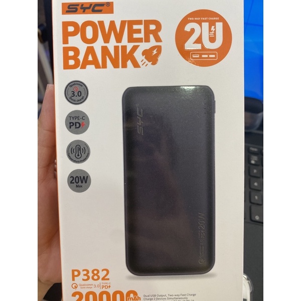 Sạc dự phòng sạc nhanh 20W .dung lượng 20000mah, hàng chính hãng. bh 12 tháng