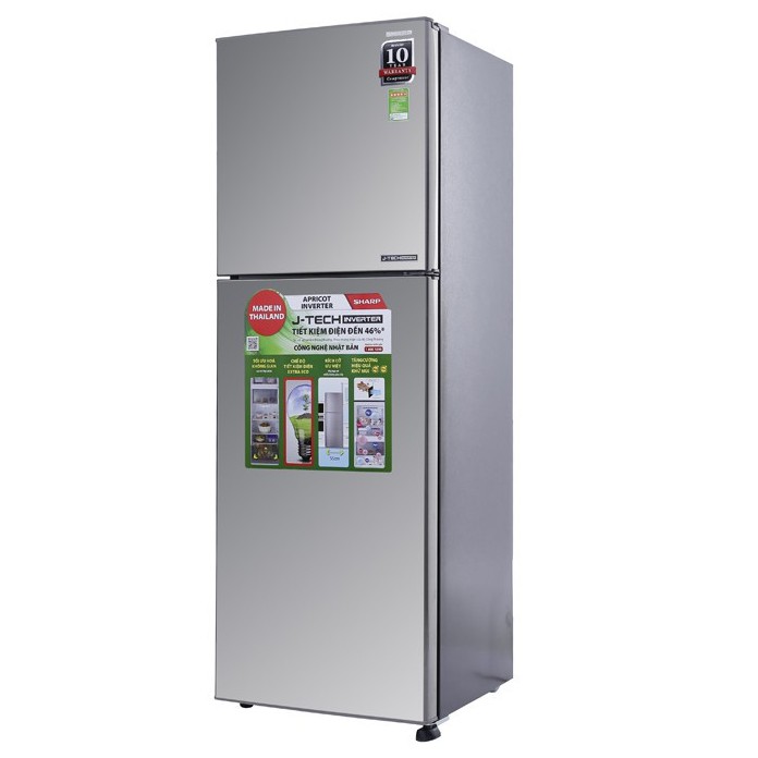 Tủ lạnh Sharp Inverter 241 lít SJ-X251E-SL/DS (Hàng chính hãng, bảo hành 12 tháng)