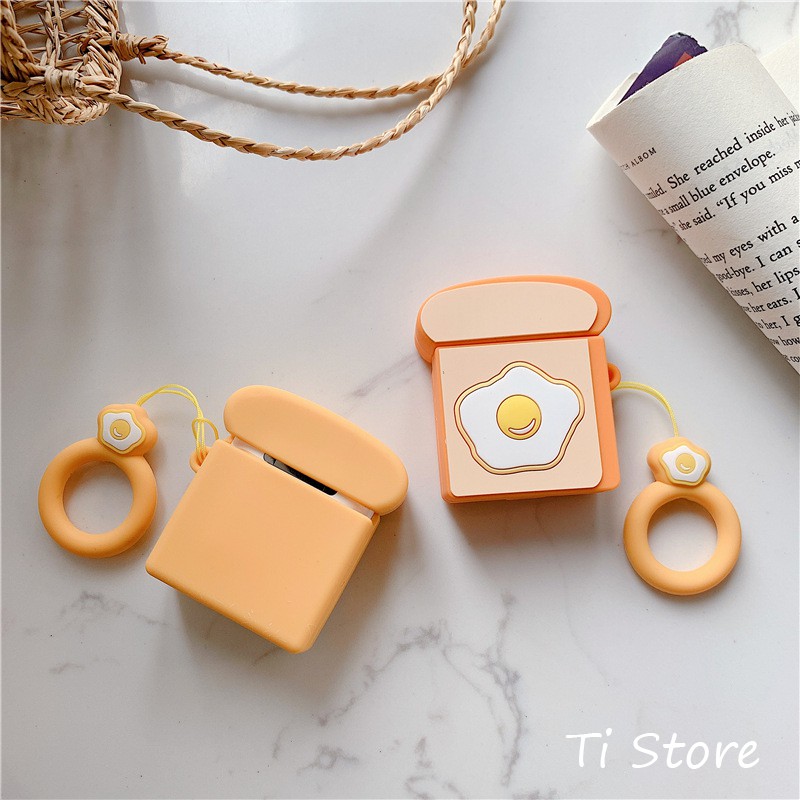 Case Airpod 1/2 Trứng Rán [ TI STORE ]