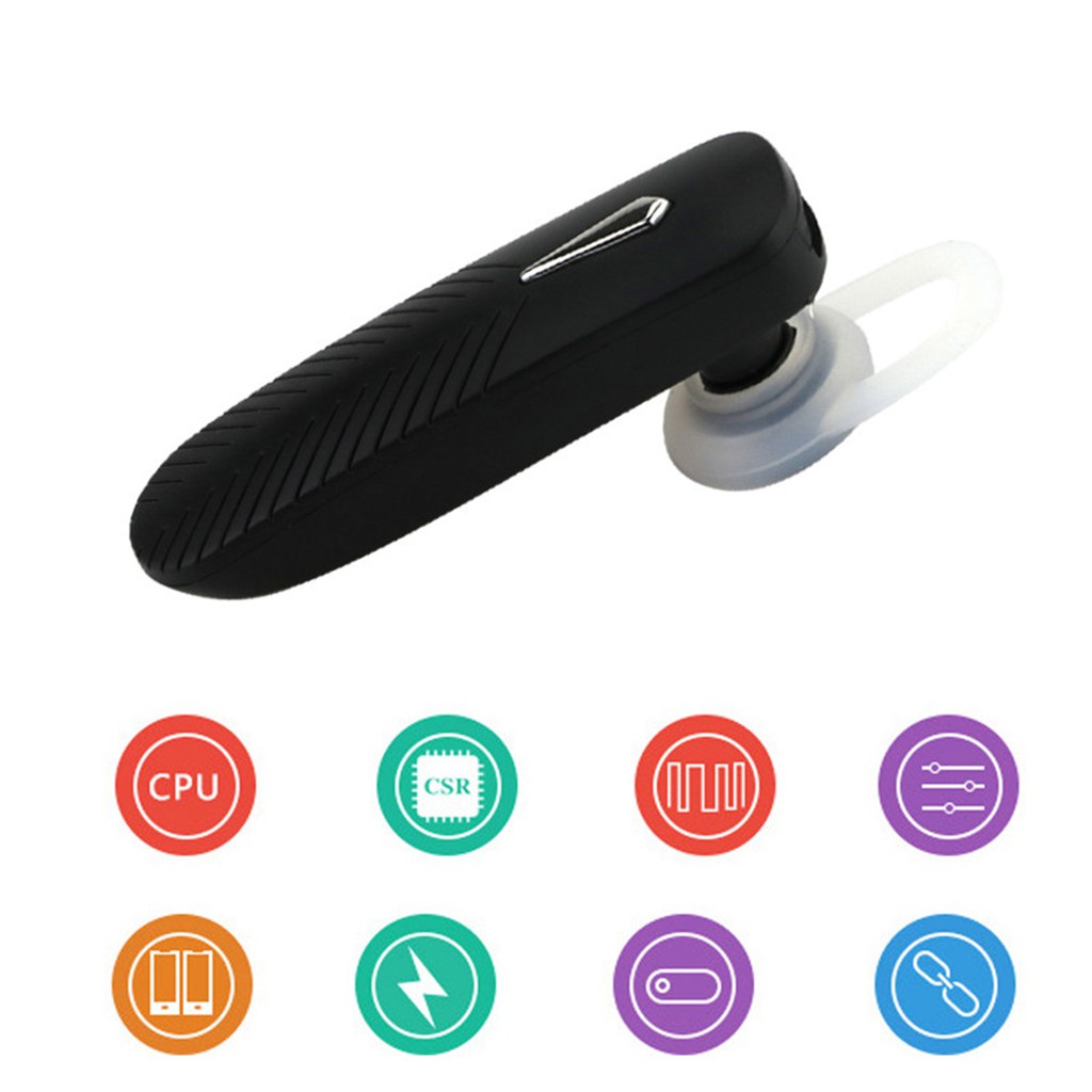 Tai Nghe Nhét Tai Hel + Kết Nối Bluetooth 4.0 Âm Thanh Hifi Chống Ồn