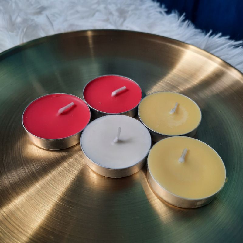 Nến tealight 2h 3h trang trí tiệc đèn tinh dầu