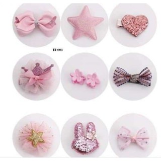 Set 10 kẹp tóc băng đô cho bé gái,,,