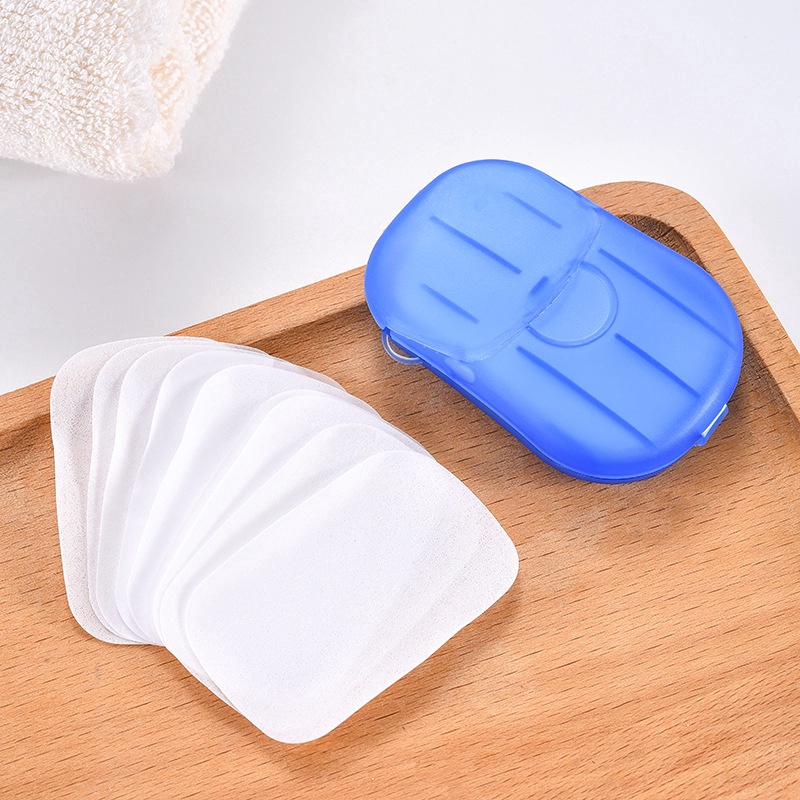 Hộp xà phòng giấy mini dùng một lần tiện lợi dành cho đi du lịch