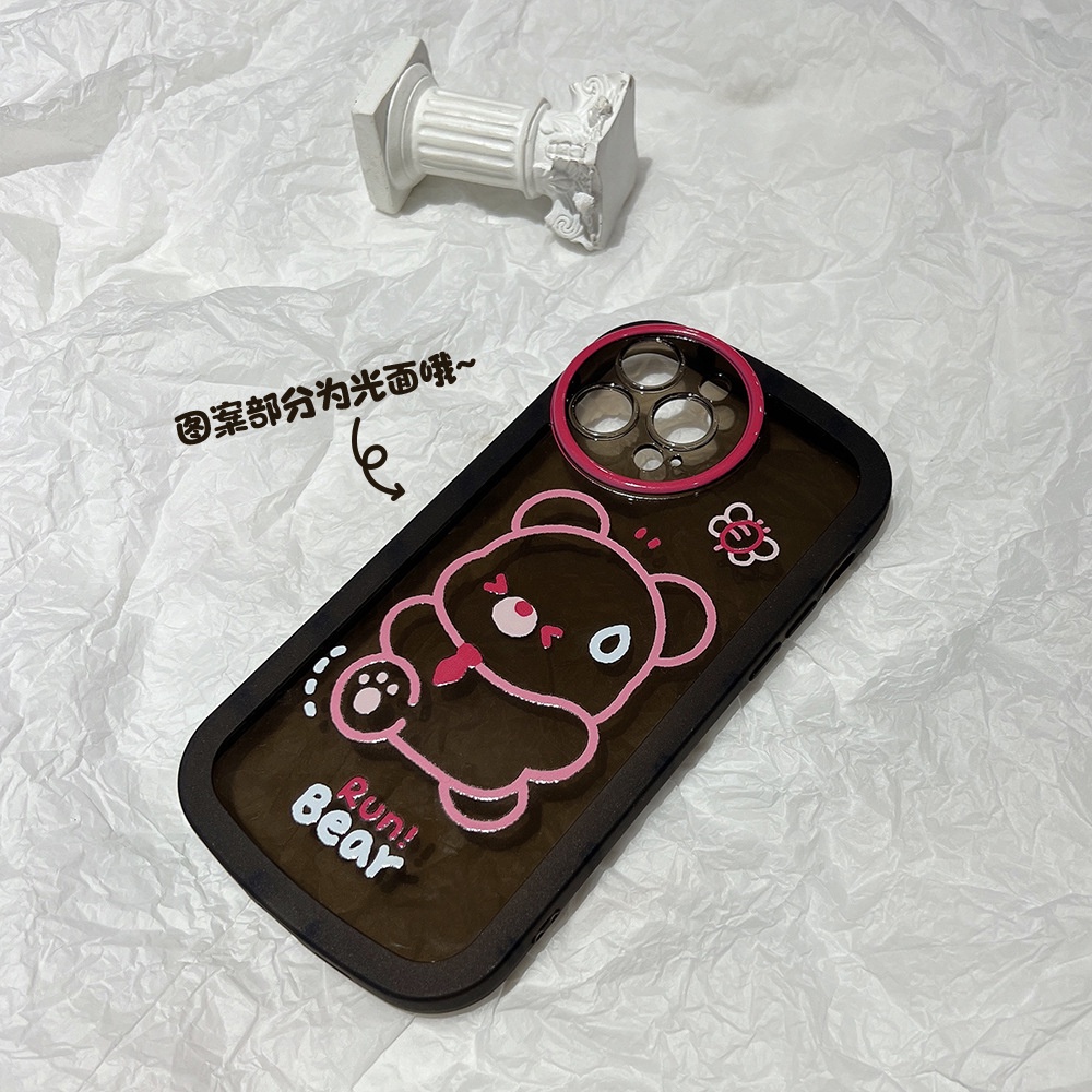 Dễ Thương Ốp Điện Thoại Trong Suốt Hình Động Vật Hoạt Hình Cho iphone 7 8 plus x xr xs 11 12 13 14 15 pro max se
